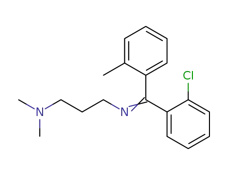 Molecular Structure of 39267-95-3 (1,3-Propanediamine,
N'-[(2-chlorophenyl)(2-methylphenyl)methylene]-N,N-dimethyl-)