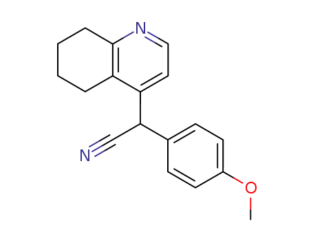 (4-methoxy-phenyl)-(5,6,7,8-tetrahydro-[4]quinolyl)-acetonitrile