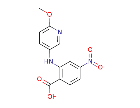 2-(6-methoxy-[3]pyridylamino)-4-nitro-benzoic acid