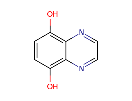 Molecular Structure of 19506-18-4 (5,8-Quinoxalinediol)