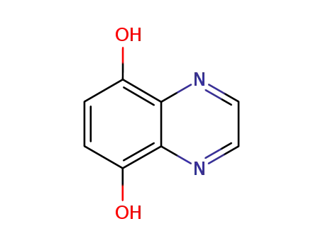 Molecular Structure of 19506-18-4 (5,8-Quinoxalinediol)