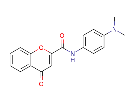 4-oxo-4<i>H</i>-chromene-2-carboxylic acid-(4-dimethylamino-anilide)