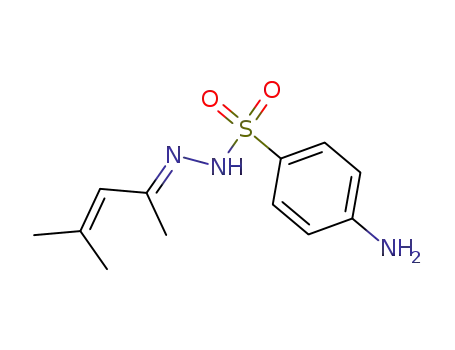 Molecular Structure of 5462-37-3 (Benzenesulfonicacid, 4-amino-, 2-(1,3-dimethyl-2-buten-1-ylidene)hydrazide)
