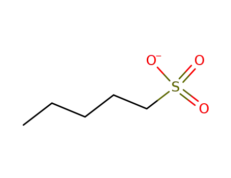 Molecular Structure of 24708-25-6 (pentane-1-sulfonate<sup>(1-)</sup>)