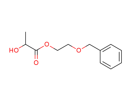 Molecular Structure of 13808-07-6 (2-(benzyloxy)ethyl 2-hydroxypropanoate)