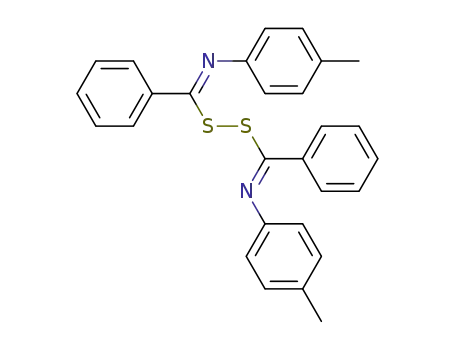bis-(<i>N</i>-<i>p</i>-tolyl-benzimidoyl)-disulfane