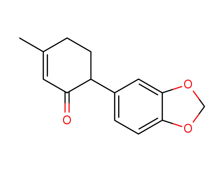 6-benzo[1,3]dioxol-5-yl-3-methyl-cyclohex-2-enone