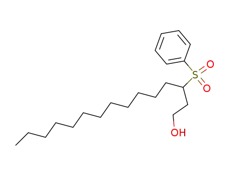 1-Pentadecanol, 3-(phenylsulfonyl)-