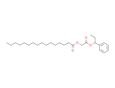 palmitoyloxy-acetic acid-(1-phenyl-propyl ester)