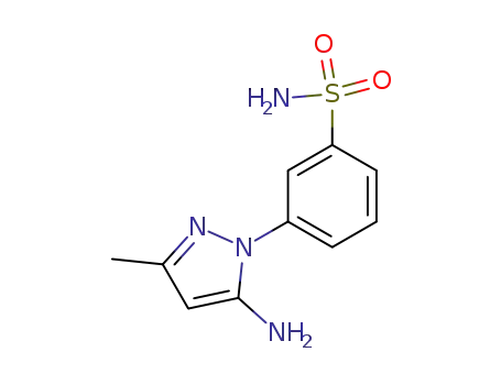 3-(5-amino-3-methyl-pyrazol-1-yl)-benzenesulfonamide