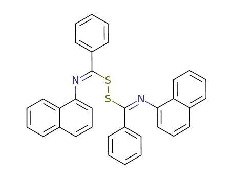 bis-(<i>N</i>-[1]naphthyl-benzimidoyl)-disulfane