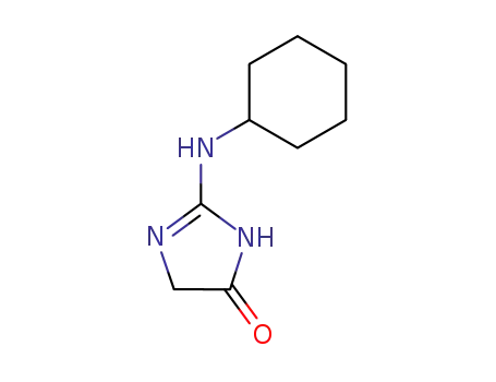 Molecular Structure of 139485-63-5 (4H-Imidazol-4-one, 2-(cyclohexylamino)-1,5-dihydro-)