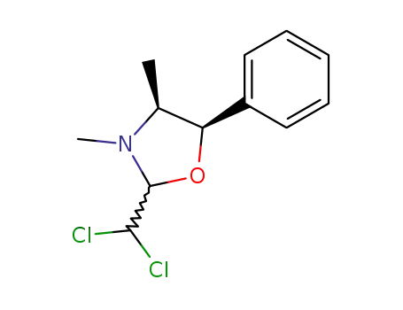 (+/-)-2ξ-dichloromethyl-3,4<i>r</i>-dimethyl-5<i>c</i>-phenyl-oxazolidine