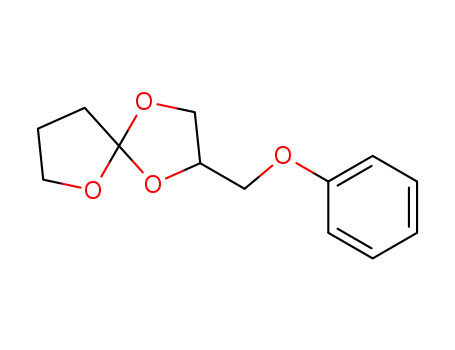 Molecular Structure of 57833-33-7 (1,4,6-Trioxaspiro[4.4]nonane, 2-(phenoxymethyl)-)