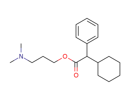 cyclohexyl-phenyl-acetic acid-(3-dimethylamino-propyl ester)