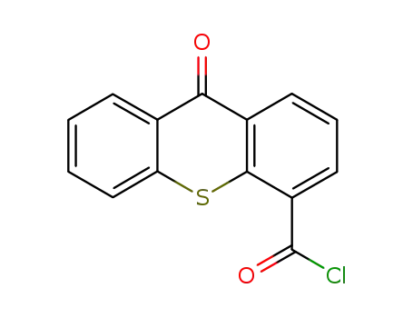 Molecular Structure of 100540-38-3 (4-thioxanthonecarbonyl chloride)