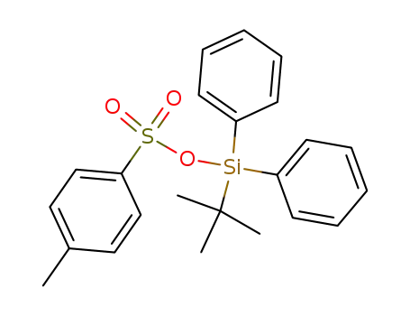 Molecular Structure of 89902-46-5 (Silanol, (1,1-dimethylethyl)diphenyl-, 4-methylbenzenesulfonate)
