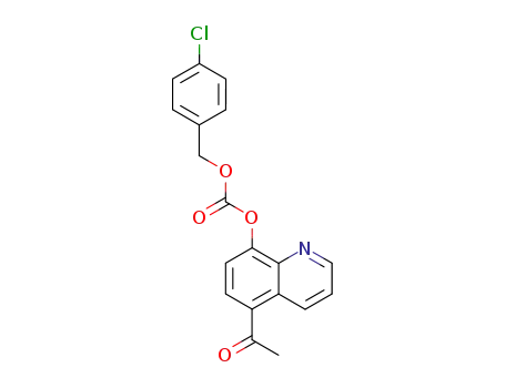 carbonic acid-(5-acetyl-[8]quinolyl ester)-(4-chloro-benzyl ester)