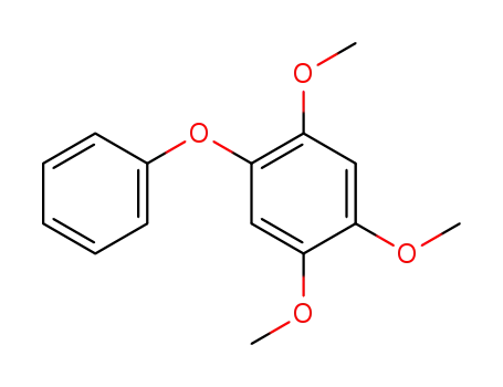 Molecular Structure of 88037-85-8 (Benzene, 1,2,4-trimethoxy-5-phenoxy-)