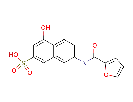 Molecular Structure of 109258-06-2 (7-(furan-2-carbonylamino)-4-hydroxy-naphthalene-2-sulfonic acid)