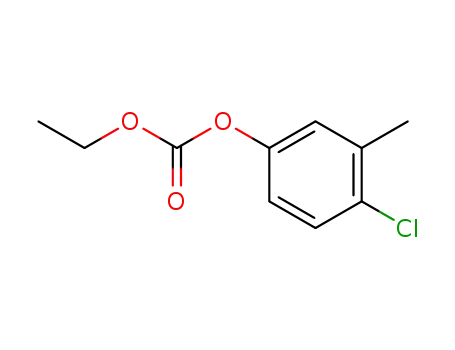 Molecular Structure of 26177-59-3 (carbonic acid ethyl ester-(4-chloro-3-methyl-phenyl ester))