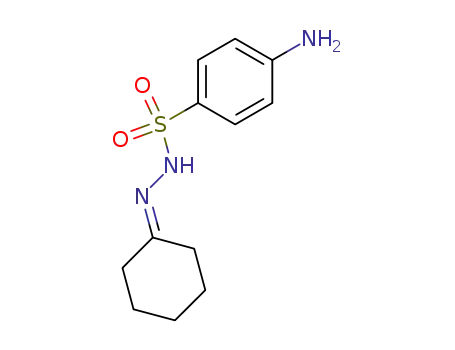 Molecular Structure of 5448-65-7 (Benzenesulfonic acid,4-amino-, 2-cyclohexylidenehydrazide)