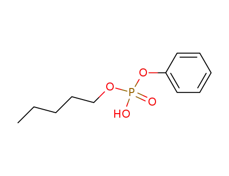 Molecular Structure of 69867-71-6 (Phosphoric acid,monopentyl monophenyl ester)