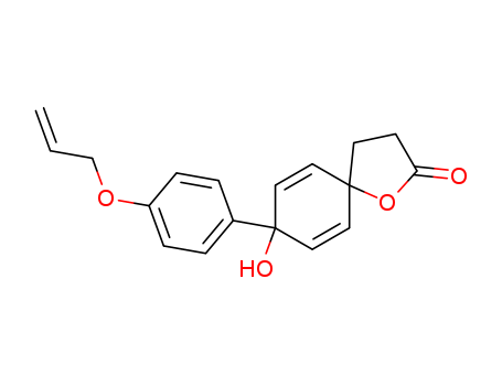 1-Oxaspiro[4.5]deca-6,9-dien-2-one, 8-hydroxy-8-[4-(2-propenyloxy)phenyl]-