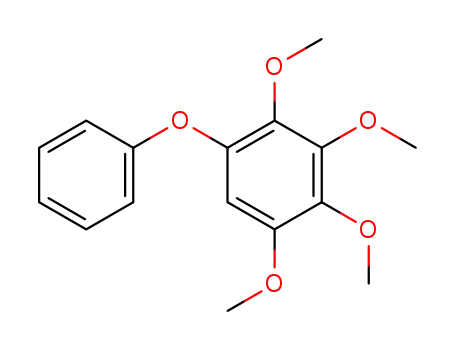 Molecular Structure of 88037-82-5 (Benzene, 1,2,3,4-tetramethoxy-5-phenoxy-)