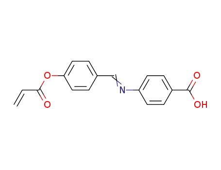 Benzoic acid, 4-[[[4-[(1-oxo-2-propenyl)oxy]phenyl]methylene]amino]-