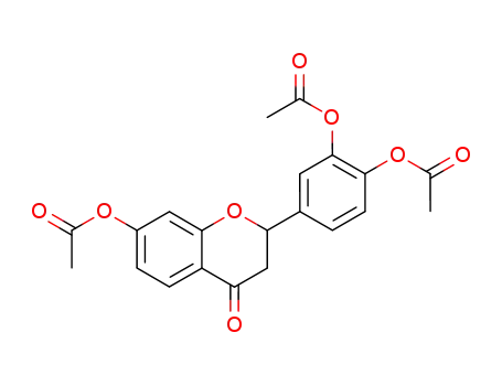 4H-1-Benzopyran-4-one,
7-(acetyloxy)-2-[3,4-bis(acetyloxy)phenyl]-2,3-dihydro-