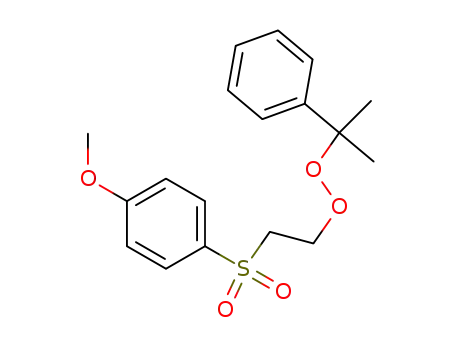 Peroxide, 2-[(4-methoxyphenyl)sulfonyl]ethyl 1-methyl-1-phenylethyl