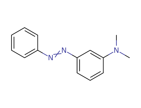 23890-47-3,Benzenamine,N,N-dimethyl-3-(2-phenyldiazenyl)-,Aniline,N,N-dimethyl-m-(phenylazo)- (8CI); Benzenamine, N,N-dimethyl-3-(phenylazo)-(9CI); 3-(Dimethylamino)azobenzene; 3-(Phenylazo)-N,N-dimethylaniline