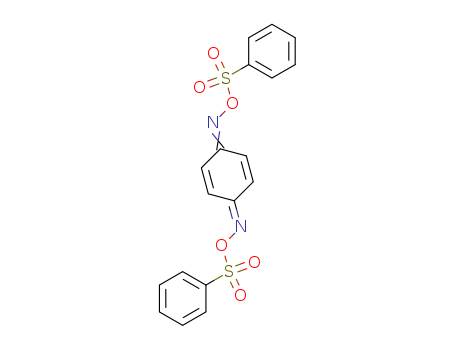 2,5-Cyclohexadiene-1,4-diimine, N,N-bis((phenylsulfonyl)oxy)-, (1Z,4Z)- cas  18128-13-7