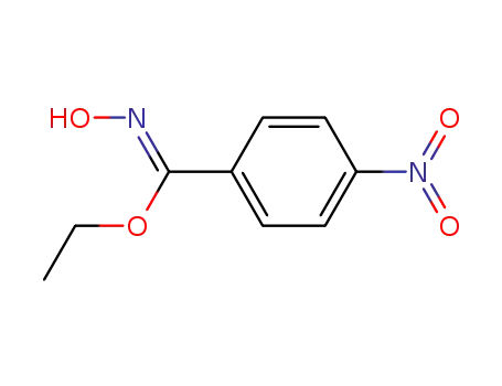 Benzenecarboximidic acid, N-hydroxy-4-nitro-, ethyl ester, (Z)-