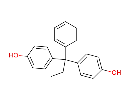 Molecular Structure of 47252-81-3 (1,1-bis-(4-hydroxy-phenyl)-1-phenyl-propane)