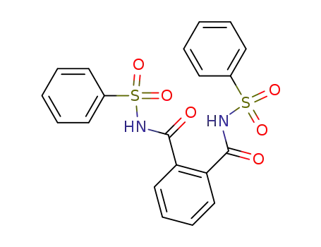 <i>N</i>,<i>N</i>'-bis-benzenesulfonyl-phthalamide