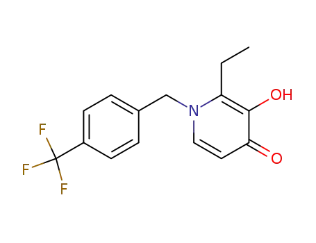 1-(4'-trifluoromethylbenzyl)-3-hydroxy-2-ethyl-4-pyridinone