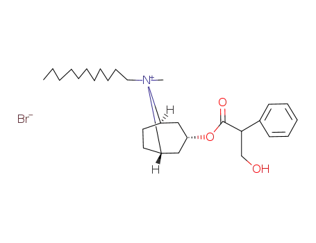 8<i>syn</i>-methyl-3<i>endo</i>-DL-tropoyloxy-8<i>anti</i>-undecyl-nortropanium; bromide