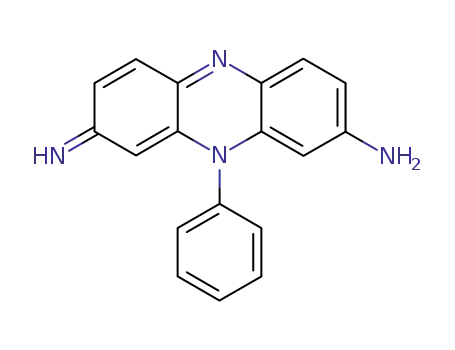 Molecular Structure of 4559-59-5 (2-Phenazinamine, 8,10-dihydro-8-imino-10-phenyl-)