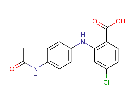 2-(4-acetylamino-anilino)-4-chloro-benzoic acid