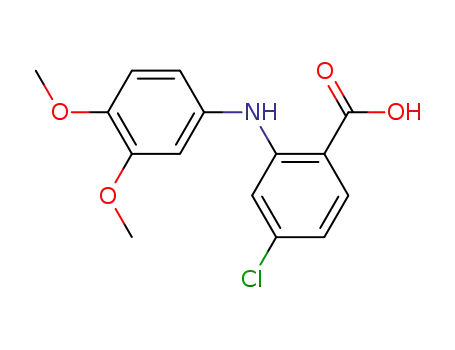 4-chloro-2-(3,4-dimethoxy-anilino)-benzoic acid