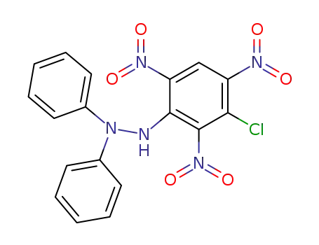 Molecular Structure of 1898-65-3 (Hydrazine, 2-(3-chloro-2,4,6-trinitrophenyl)-1,1-diphenyl-)
