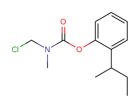 Molecular Structure of 39074-52-7 (Chloromethyl-methyl-carbamic acid 2-sec-butyl-phenyl ester)