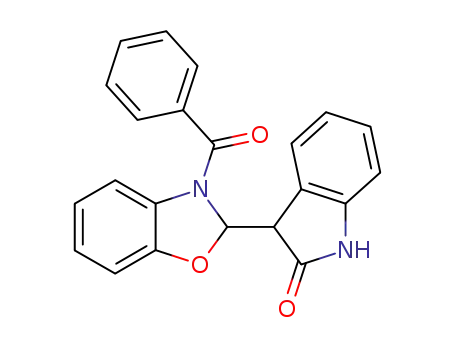 1-benzoyl-2-(2-oxo-2,3-dihydro-indol-3-yl)-2,3-dihydro-benzooxazole