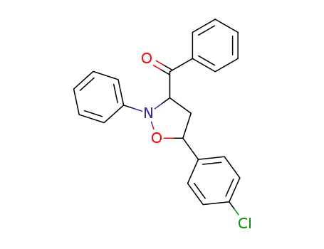 Methanone, [5-(4-chlorophenyl)-2-phenyl-3-isoxazolidinyl]phenyl-
