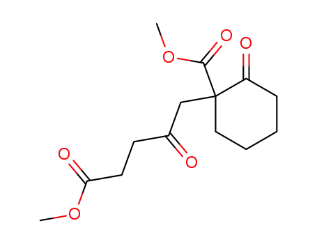 2-<2-Oxo-4-methoxycarbonyl-butyl>-2-methoxycarbonyl-cyclohexanon