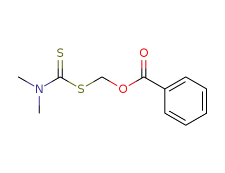Carbamodithioic acid, dimethyl-, (benzoyloxy)methyl ester