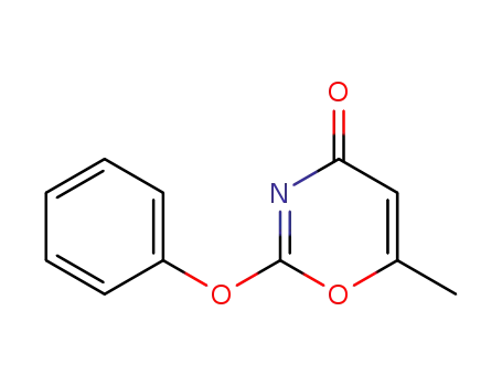 4H-1,3-Oxazin-4-one, 6-methyl-2-phenoxy-
