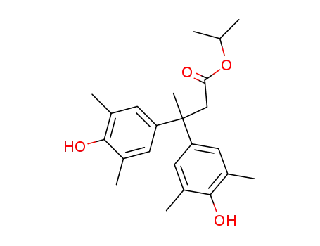 3,3-Bis-(4-hydroxy-3,5-dimethyl-phenyl)-butyric acid isopropyl ester